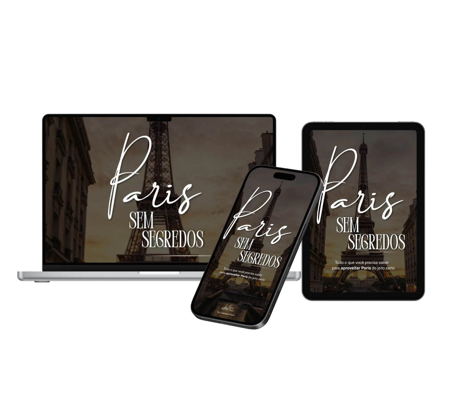 Paris Sem Segredos no computador, notebook, celular e tablet