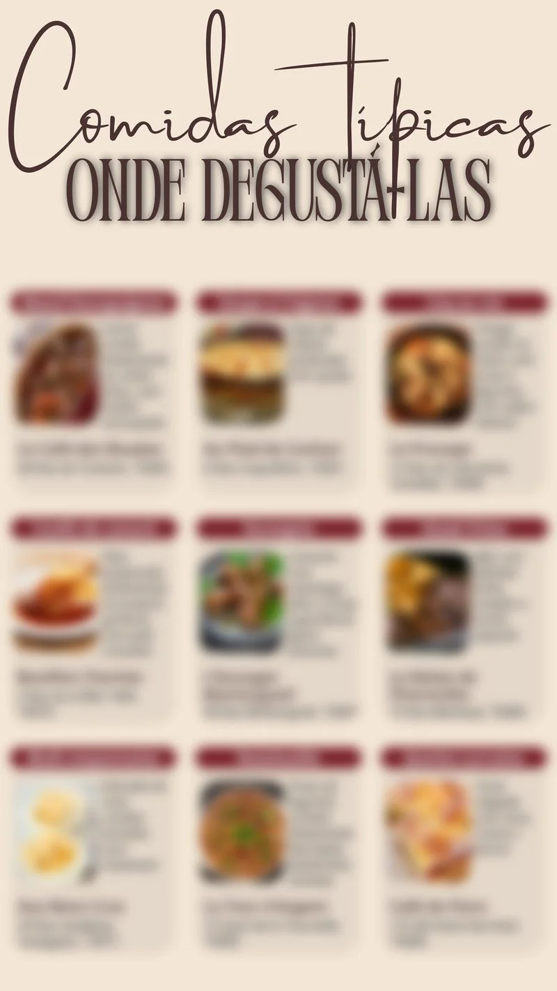 Prévia: Onde comer cada prato típico